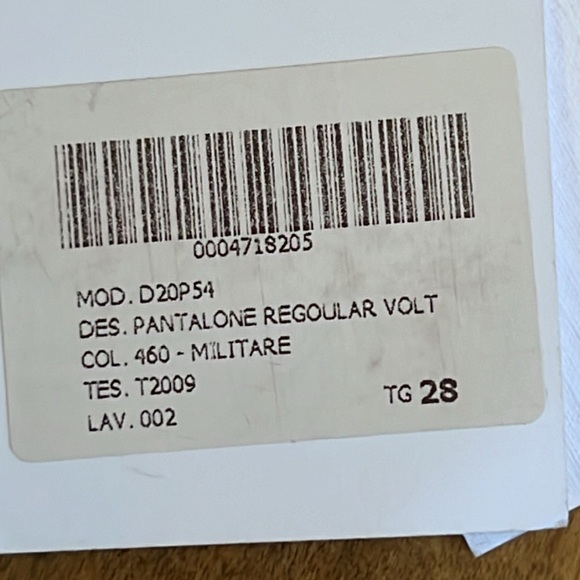 Department Five Olive Cuffed Pants Cropped - Picture 9 of 12